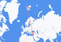 Flights from Tel Aviv to Svalbard