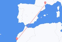 Vluchten van Agadir naar Béziers