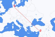 Flights from Aleppo to Lübeck