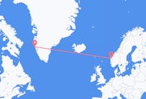 เที่ยวบิน จาก Maniitsoq, กรีนแลนด์ ไปยัง Førde, นอร์เวย์