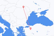 Flyrejser fra Kütahya, Tyrkiet til Suceava, Rumænien