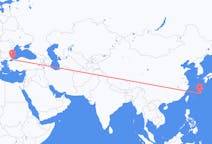 Flyreiser fra Okinawa, Japan til Istanbul, Tyrkia
