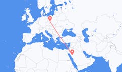出发地 沙特阿拉伯欧拉目的地 波兰弗罗茨瓦夫的航班