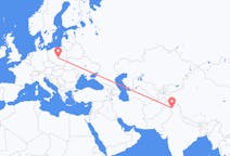 Flights from Srinagar, India to Łódź, Poland