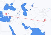 Flyrejser fra Faisalabad District til Antalya