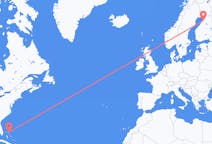 Flights from Marsh Harbour, the Bahamas to Oulu, Finland
