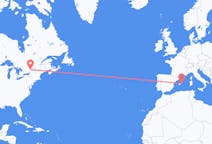 Flyrejser fra Ottawa til Mahon