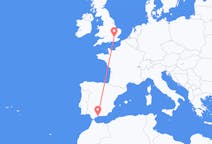 Flyreiser fra Málaga, Spania til London, England