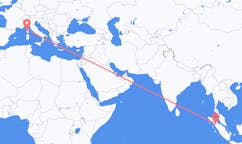 Flyreiser fra Siborong-Borong, Indonesia til Calvi, Frankrike