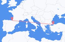 Flyreiser fra San Sebastian, til Istanbul