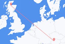 Flyg från Inverness, Skottland till Linz, Österrike
