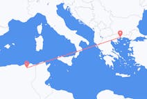 Vluchten van Constantine, Algerije naar Kavala, Griekenland