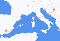 来自波斯尼亚和黑塞哥维那出发地 图兹拉目的地 西班牙格拉纳达的航班