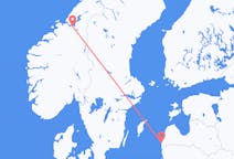 Flights from Trondheim, Norway to Liepāja, Latvia