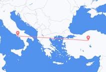 Flyreiser fra Napoli, Italia til Ankara, Tyrkia