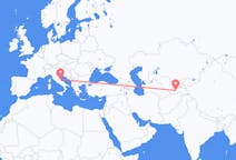 Flyg från Dusjanbe, Tadzjikistan till Pescara, Italien
