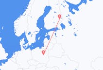 Flights from Joensuu, Finland to Warsaw, Poland