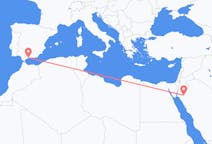 Flyreiser fra Tabuk, Saudi-Arabia til Málaga, Spania