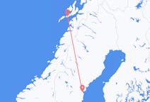 Fly fra Svolvær til Sundsvall