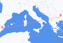 出发地 保加利亚出发地 普罗夫迪夫目的地 西班牙穆尔西亚的航班