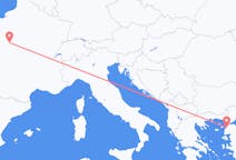 Flights from Çanakkale, Turkey to Tours, France