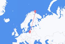 Flights from Kirkenes, Norway to Szymany, Szczytno County, Poland