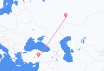 Flyreiser fra Samara, Russland til Kayseri, Tyrkia