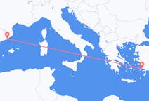 Flyreiser fra Barcelona, Spania til Bodrum, Tyrkia