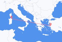 Flights from Izmir to Olbia