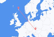 Loty z miasta Shetland Islands do miasta Wiedeń