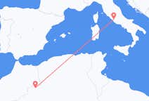 Vluchten van Béchar, Algerije naar Rome, Italië