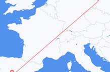Fly fra Zielona Góra til Madrid