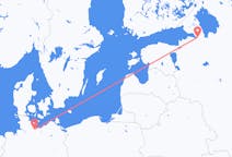 Fly fra Sankt Petersborg til Lubeck