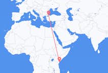 Flyrejser fra Malindi til Istanbul