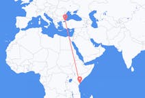 Flyreiser fra Malindi, til Istanbul