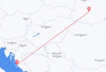 Flights from Ivano-Frankivsk, Ukraine to Zadar, Croatia
