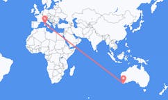 Flyreiser fra Albany, Australia til Olbia, Italia