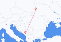 Vluchten van Lviv, Oekraïne naar Podgorica, Montenegro