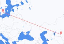 Flüge von Qysylorda, Kasachstan nach Växjö, Schweden