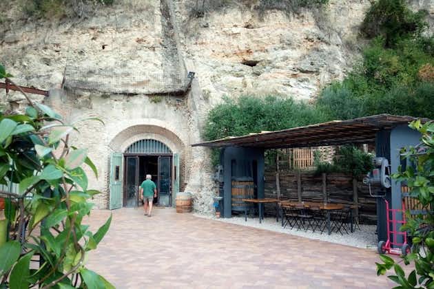 Cours de cuisine et dégustation de vins dans les caves d'un château de la campagne de Rome au départ de Rome