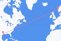 Flights from Houston to Bergen