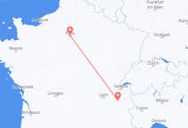 Flyg från Chambery, Frankrike till Paris, Frankrike