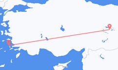 Flyg från Leros till Elazığ