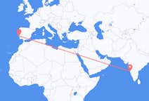 Vols de Goa, Inde pour Lisbonne, portugal