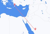 Flyg från Medina, Saudiarabien till Rhodes, England, Grekland