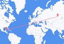 Flights from Cancún, Mexico to Krasnoyarsk, Russia