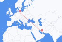 Flyrejser fra Lar, Iran til Stettin, Polen