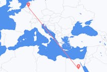 Flyg från Sohag, Egypten till Eindhoven, Nederländerna