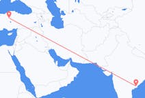 Flüge von Rajahmundry, Indien nach Ankara, die Türkei
