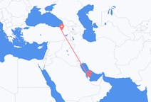 出发地 卡塔尔出发地 多哈目的地 土耳其埃尔祖鲁姆的航班